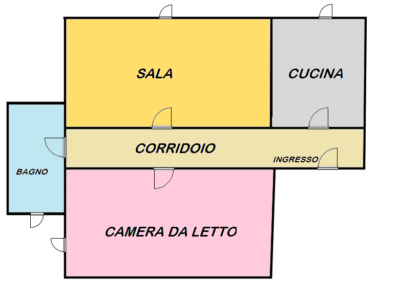 Bilocale via Moretto da Brescia 17