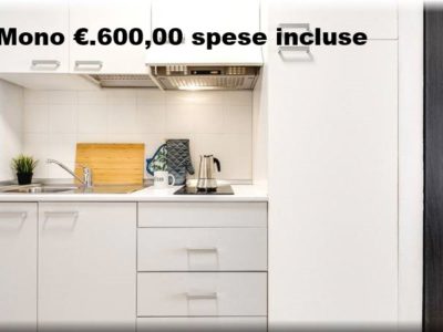 Monolocale singolo Euro 600,00 spese incluse